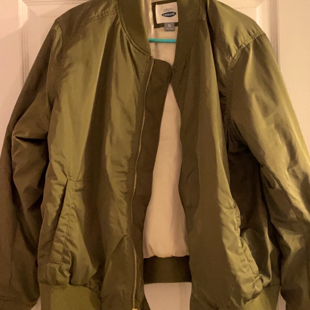 Olive Bomber Jacket